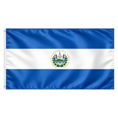 Flag, Flag of 3×5 Ft – Polyester Lightweight Flags with 2 1 Pc El Salvador