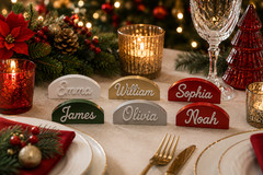 Personalized Name Place Cards | Kids Birthday Party Decorations