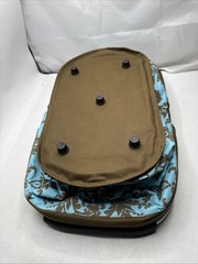 Portable Foldable Picnic Basket Zipper Shopping Bag Market Basket 12x19x9”