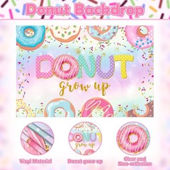 131Pcs Donut Birthday Party Decorations Supplies for Girls, Donut Balloon Gar…