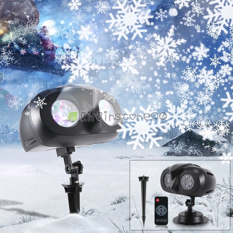 Christmas Projector Lights Outdoor LED Snowflake Projector Lights 2025 Upgraded