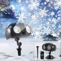Christmas Projector Lights Outdoor LED Snowflake Projector Lights 2025 Upgraded