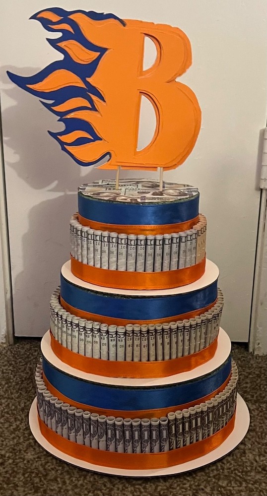 Graduation, Wedding, Birthday decoroation/gift hand made MONEY CAKE