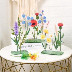 Acrylic Flower Table Centerpieces, Set of 3 Decorative Clear Acrylic Floral C…