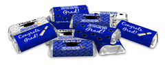 Class of 2025 Graduation Mini Candy Wrapper | Set of 60 Stickers | Blue Theme