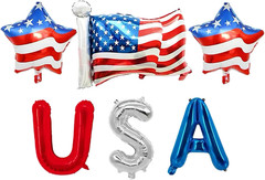 4th of July Decorations Red White and Blue Balloons Patriotic USA Party Fourth o