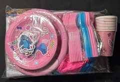 Pink Stich Birthday Decorations Stich Birthday Party Supplies Set