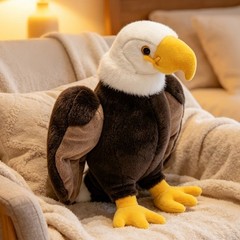 Bald Eagle Stuffed Animal Plush Toy Soft American Eagle Plush for Kid Home Decor