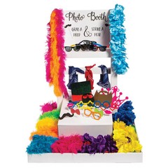Photo Booth Prop Station, Party Decor, 1 Piece