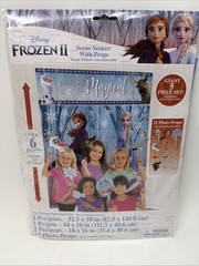 Frozen Birthday Party Decoration Frame and Cutout Photo Kit Plus Scene Props New