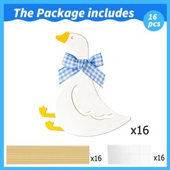 Silly Goose Centerpiece Sticks 12PCS Silly Goose Baby Shower Decorations Blue…