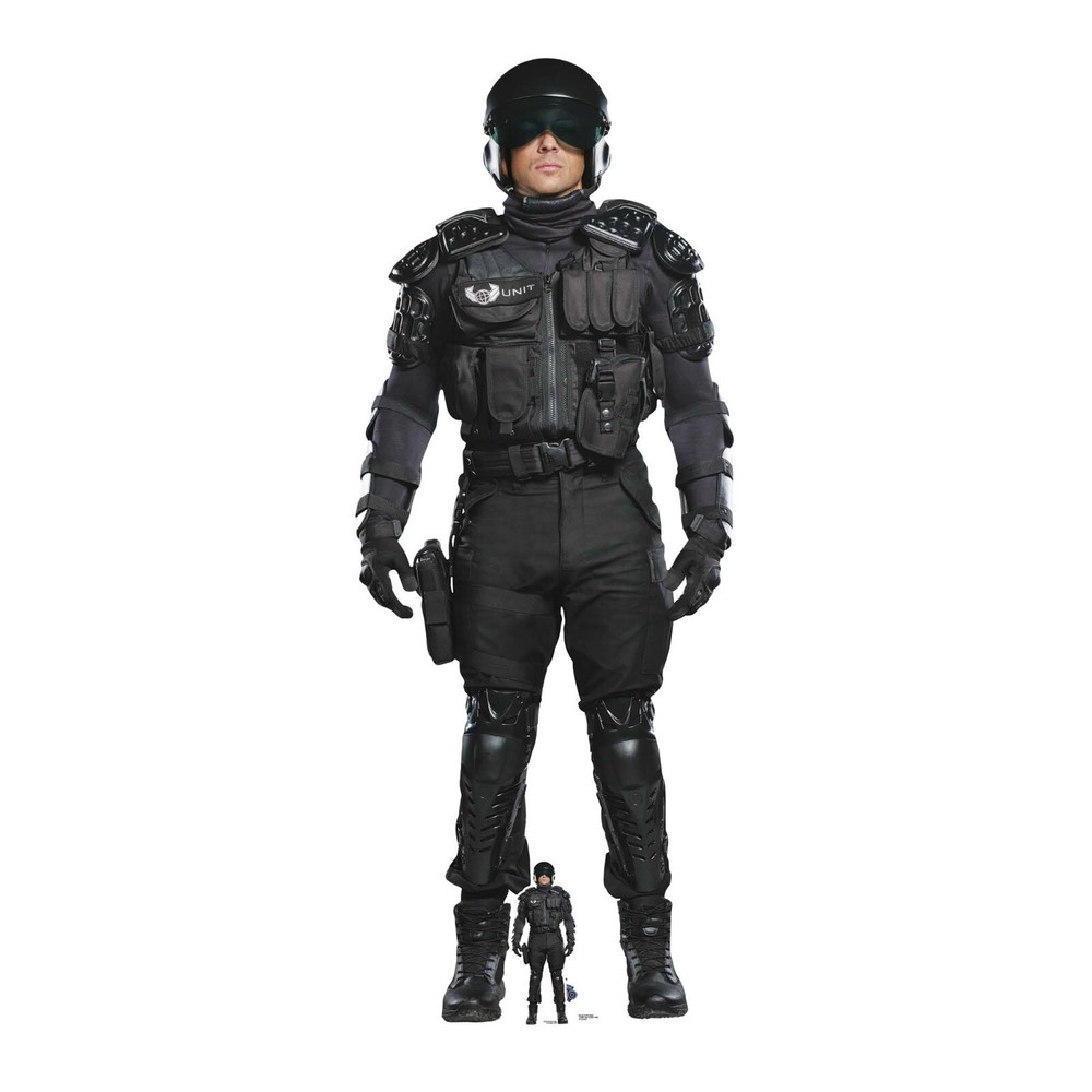 UNIT Soldier Doctor Who Lifesize Cardboard Cutout – Free Official Mini Standee