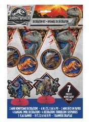 JURASSIC WORLD Birthday Party 7-Piece Decorating Kit Decorations FREE SHIPPING!