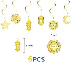 2024 Eid Spiral Charms Muslim Holiday Star Moon Castle Suit Charms Accessories