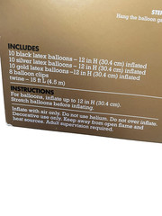 Spritz New Year’s Gold Silver Black Balloon Arch Garland Kit New – Set of 3