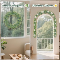 2 Pcs Eucalyptus Garland – Artificial Eucalyptus Vines Garlands Artificial