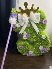 Royal Princess Number 3 Birthday Piñata
