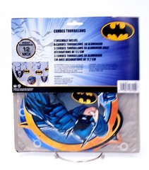 BATMAN DC COMICS Swirl Decorations 12 Pcs Value Pack Birthday Party Spiral New