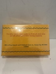 Rare Vintage Hallmark Birthday Candles Tiny Lites Crayons Hong Kong CDB8894
