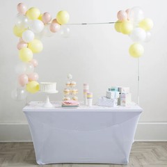 Large Plastic Table Top Balloon Arch Decorating Kit – 49 1/4″, 3 Piece