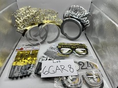 Happy New Year Party Decorations | 2024 Glasses | Head Bands Gold/Silver