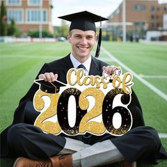 Graduation Decorations 2026, Large Size Graduation Yard Signs Class of 2026,