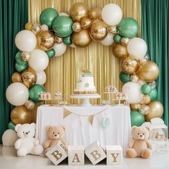 10x10ft Gold Sequin Backdrop Curtains, Wrinkle Glitter Backdrop Drapes for