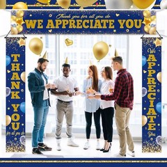 3 Pcs Employee Appreciation Banner We Appreciate You Door Decor Teacher Nurse Vo
