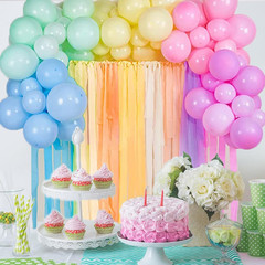 Crepe Paper Streamers 9 Rolls 738ft,Pack of Rainbow Assorted Colored Party Strea