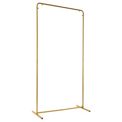 Freestanding Wedding Backdrop Stand Gold&Beige Backdrop Frame With Solid Base
