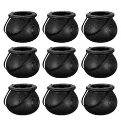 10 Pcs Halloween Candy Container Small Trick or Treat Bucket Cauldron