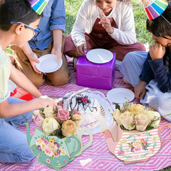 Floral Teapot Centerpieces – 8 PCS Tea Party Decorations for Events