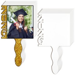12 Pcs Sublimation Graduation Fans Blank Class of 2026 Gifts DIY Hand Paddle …