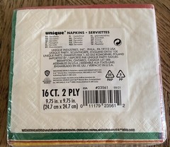 Unique 23561 Paper Cocktail Napkins Harry Potter Party-Pack of 16, Multicolour