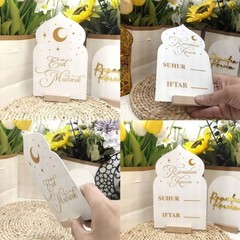 Ramadan Countdown Calendar 30 Days Eid Mubarak Calendar Ornament Decorations