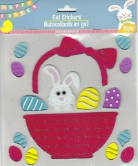 New Happy Easter Gel Window Stickers Clings Bunny Egg Chick ~ Choice