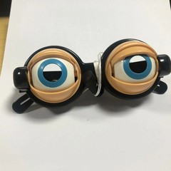 Crazy Eyes Funny Prank Glasses Plastic Toy For Kids Party Fun Gifts