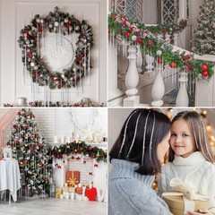 40000 Strands 19.7 Inch Silver Tinsel Icicles Christmas Tree Foil Fringe Decor