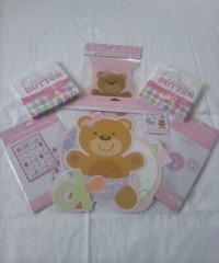 Baby Shower Decorations Bundle Pink color by Creative Converting NEW