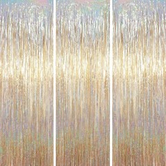 3 Pack 3.3 x 6.6 ft Champagne Foil 39.4″W x 78.7″L (Pack of 3),