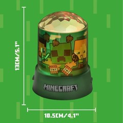 Paladone Minecraft Party Projection Light. officially licensed RGB LED Lamp