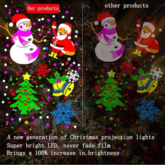 2024 Christmas Led Lights Projector DJ Party Lights Stage Light Santa Claus Chri