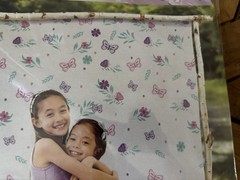 Butterfly Floral Photography Canvas Background 62”x64.9” Birthday Party Events