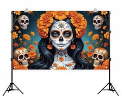 Cinco de Mayo Backdrop for Photography Day of The Dead