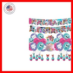 Super Kitties Themed Birthday Party Supplies, Cartoon Kitty Balloons, Cupcake…