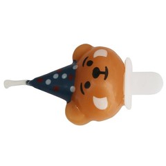 yyangz 4PCS Cute Cartoon Bear with Birthday Hat Candles Set for White