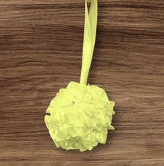 Small artificial Flower Pomander Ball – Wedding, Party and Home Decor