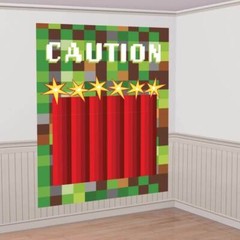 TNT Party Scene Setter Wall Decorating Kit Boys Party Backdrop Background Decor