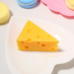 Fake Cheese Prop for Display Faux Dessert Model Simulation Triangle Cheese