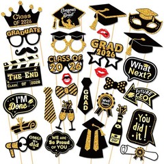 30 Pcs Graduation Photo Booth Props 2026,Grad Party Supplies for College, Gra…